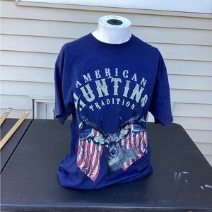 Return to sender. Size Large American hunting men’s T-shirt